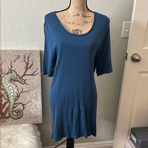 J. Jill Teal Tunic Top